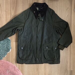 Green Barbour Jacket Bedale waxed cotton - XL kids or Petite Women’s XS